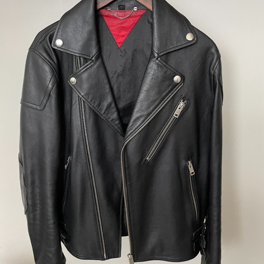 Men's Diesel Leather Biker Jacket